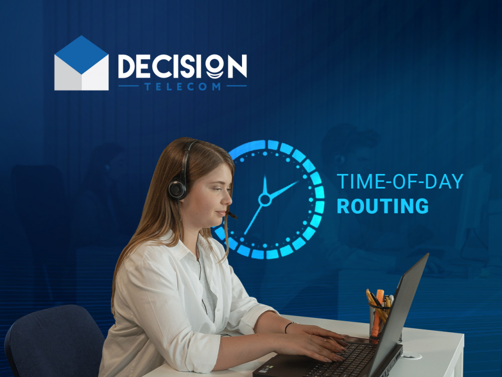 What is time-of-day routing in the context of VoIP services?