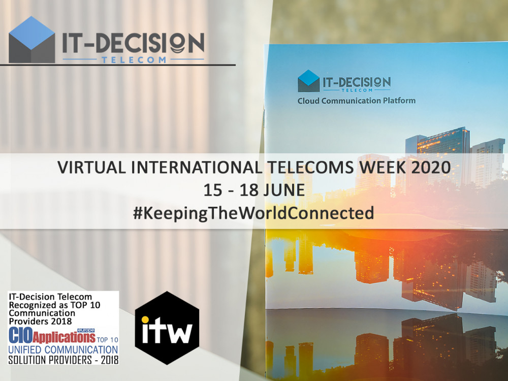 ¡ITD Telecom está lista para la ITW 2020 virtual!