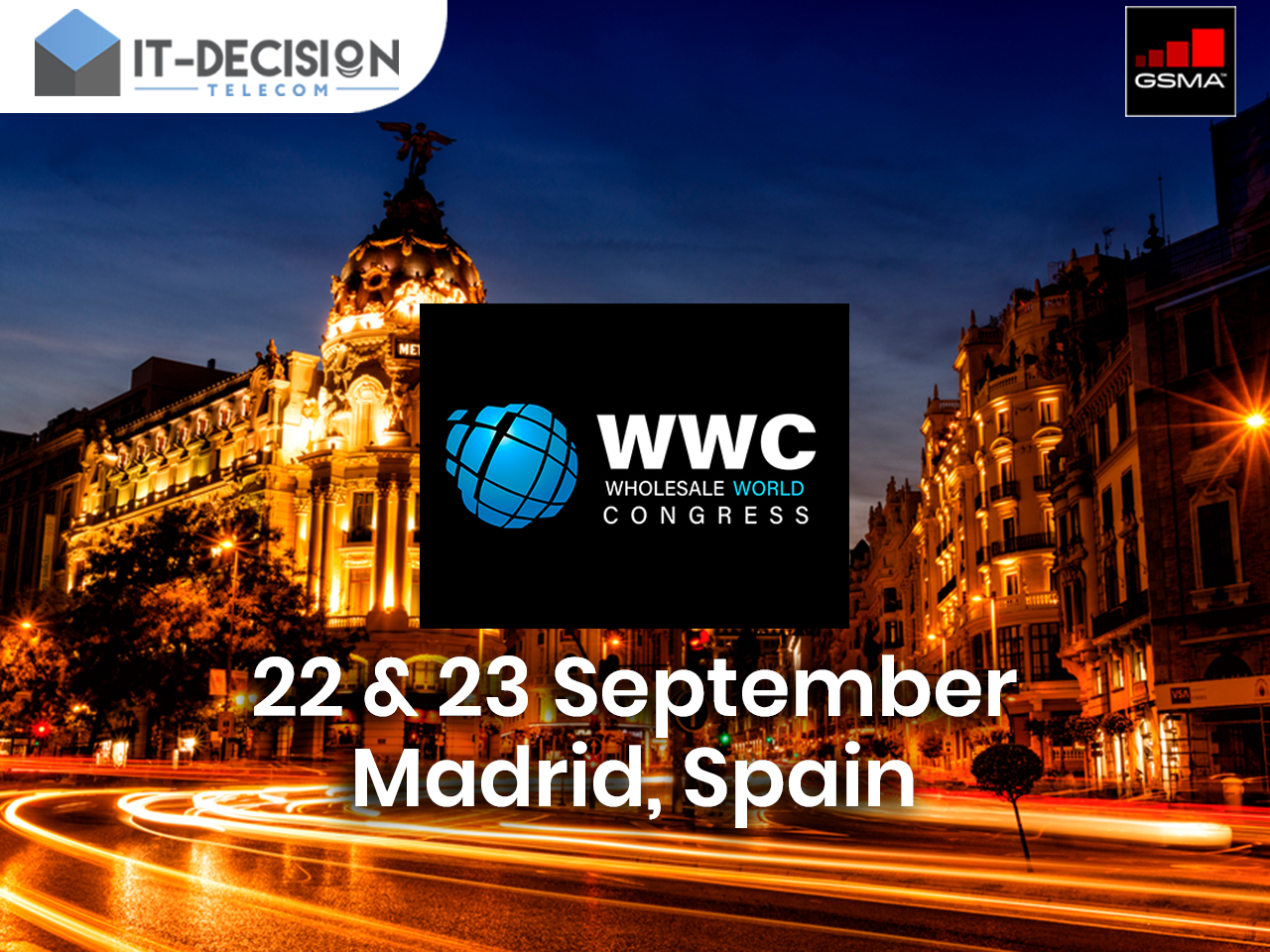 22 - 23 September! Meet ITD Telecom at WWC 2021!