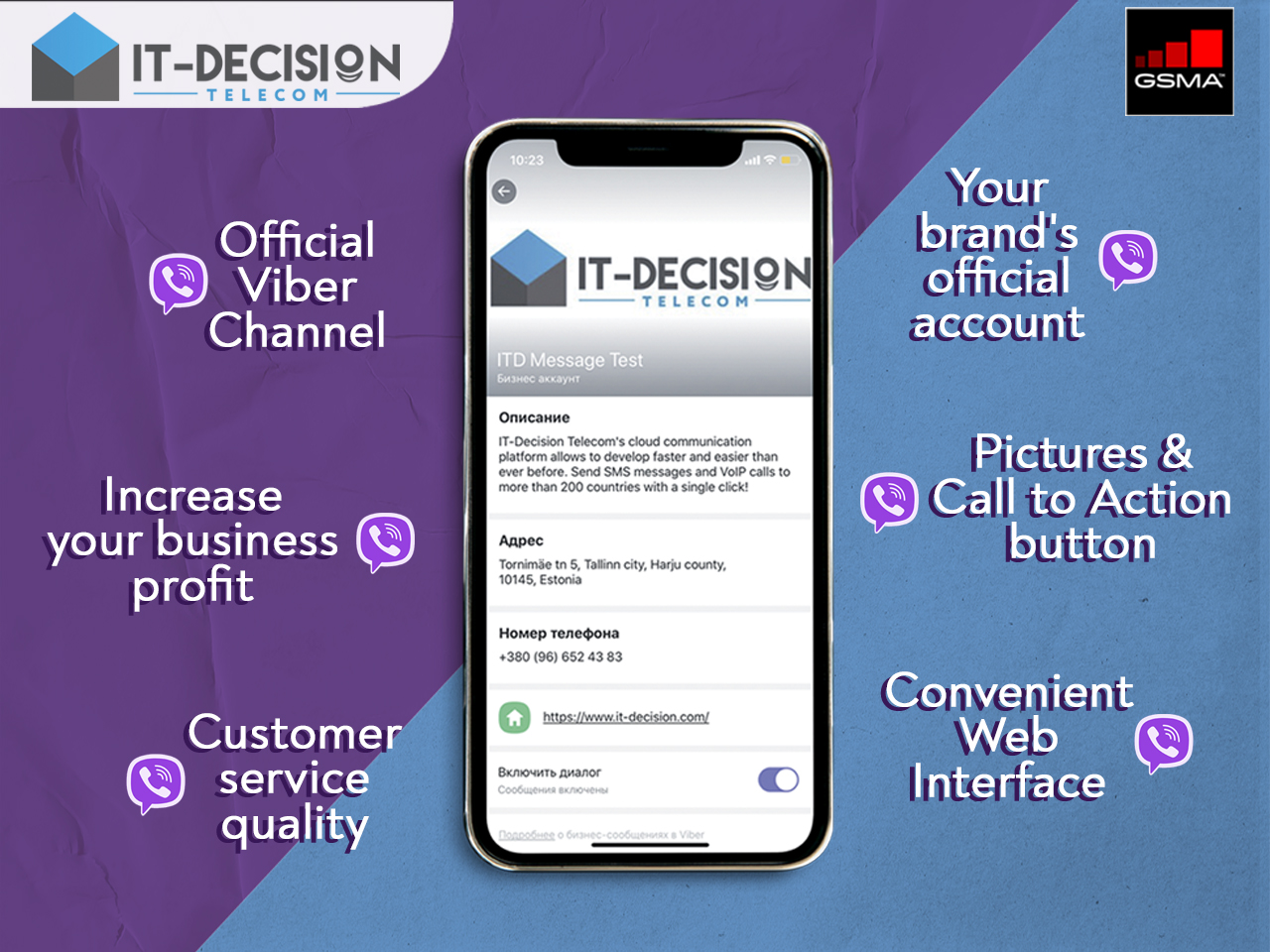 IT-Decision Telecom is finished Viber integration!